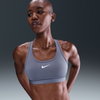 NIKE - Swoosh Medium Support Bra Pedli Kadın Mavi Sporcu Sütyeni (1)