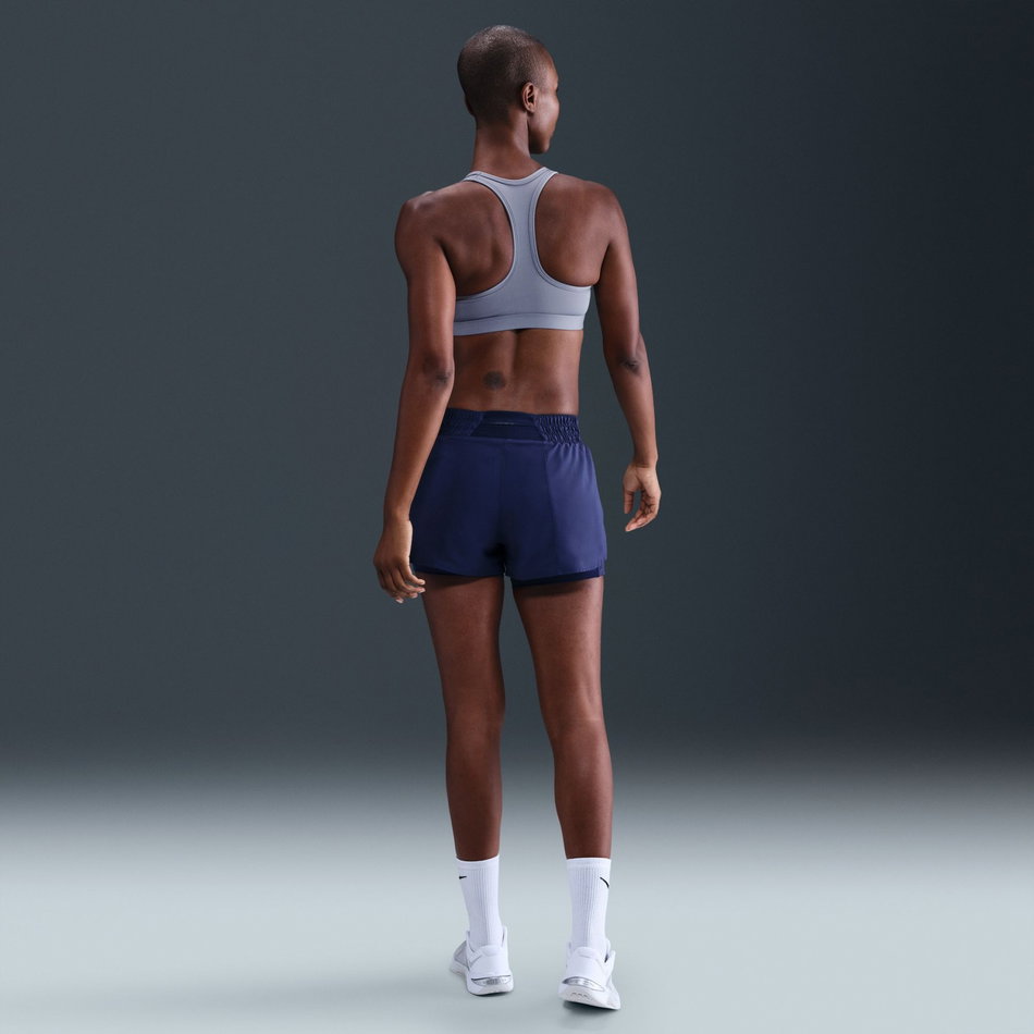 Swoosh Medium Support Bra Pedli Kadın Mavi Sporcu Sütyeni