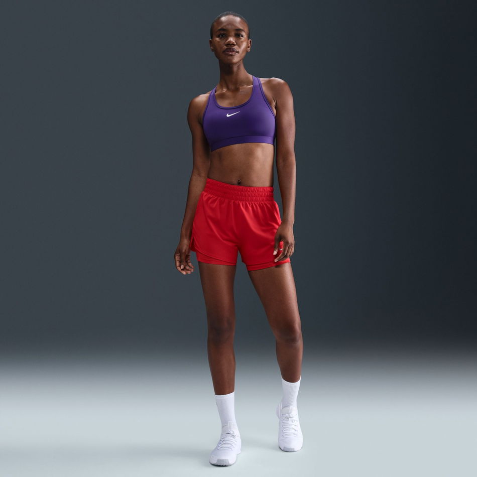 Swoosh Medium Support Bra Kadın Mor Sporcu Sütyeni