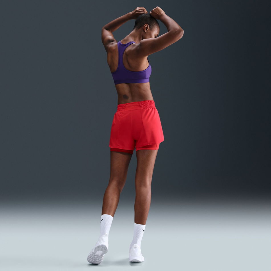 Swoosh Medium Support Bra Kadın Mor Sporcu Sütyeni