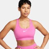 NIKE - Swoosh Medium Support Bra Kadın Pembe Sporcu Sütyeni (1)