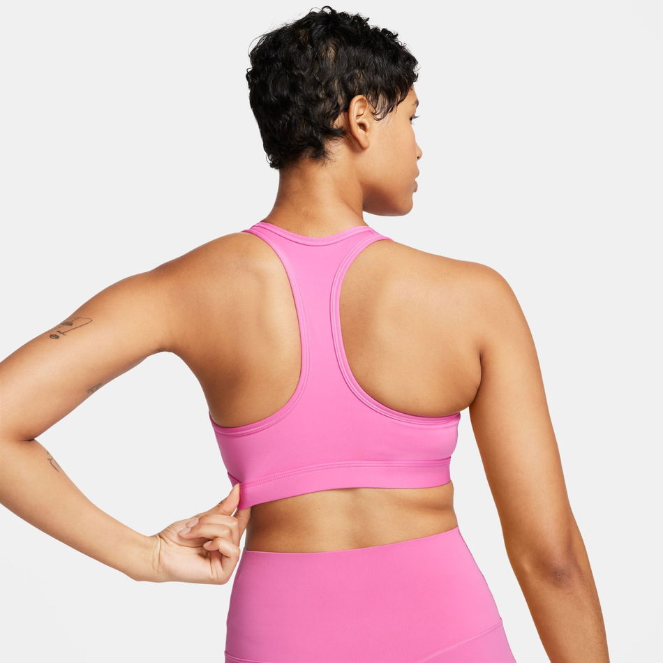 Swoosh Medium Support Bra Kadın Pembe Sporcu Sütyeni