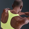 NIKE - Swoosh Medium Support Bra Pedli Kadın Sarı Sporcu Sütyeni (1)