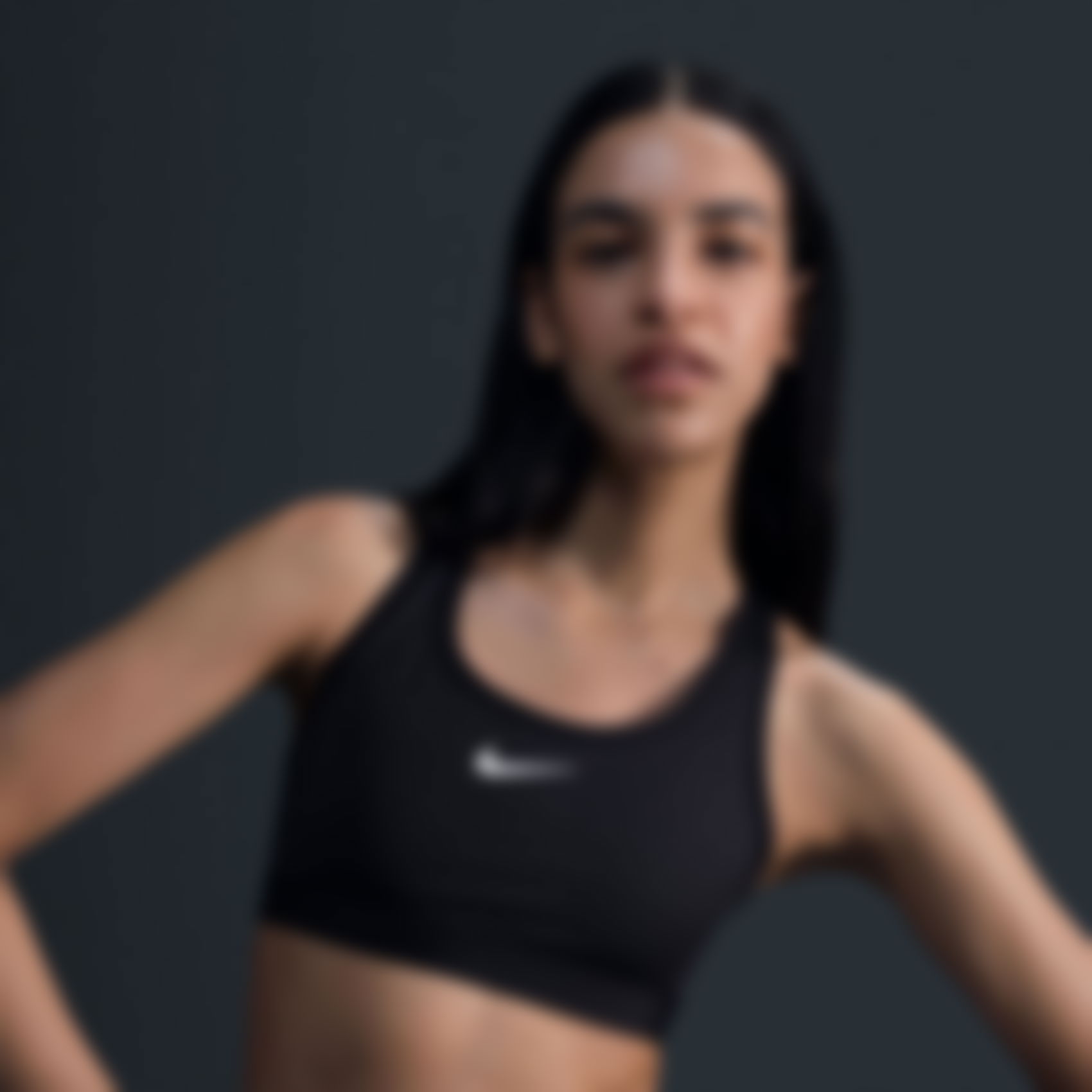 NIKE - Swoosh Medium Support Bra Kadın Sporcu Sütyeni