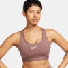 NIKE - Swoosh Medium Support Bra Kadın Sporcu Sütyeni (1)