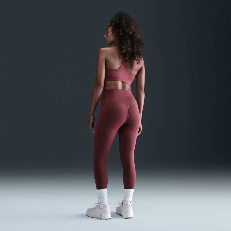 Swoosh Medium Support Bra Kadın Bordo Sporcu Sütyeni