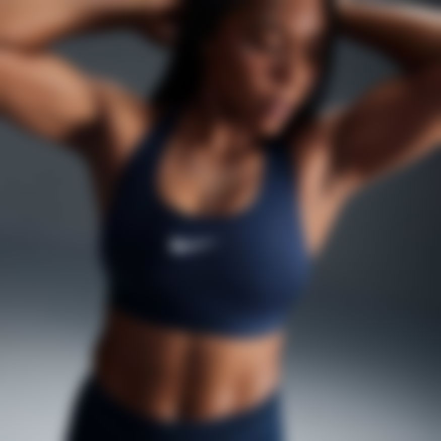 NIKE - Swoosh Medium Support Bra Kadın Sporcu Sütyeni (1)