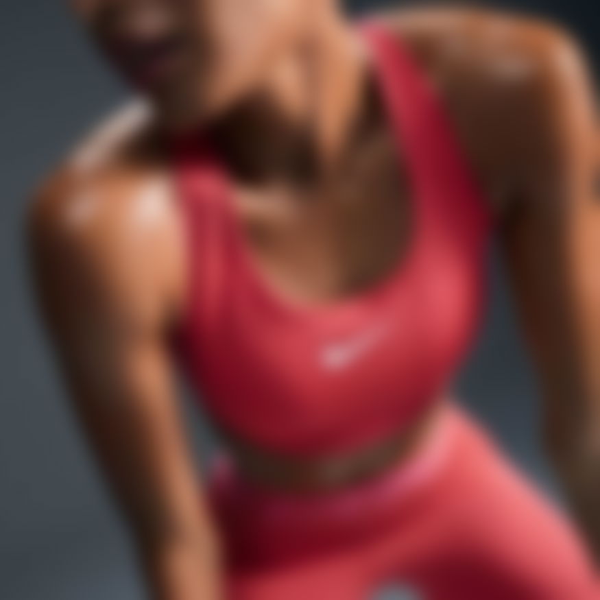 NIKE - Swoosh Med Sport Bra Kadın Sporcu Sütyeni (1)