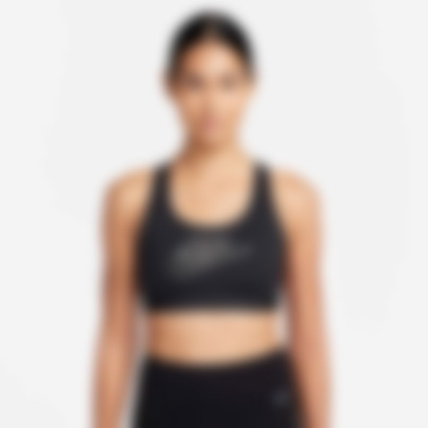 NIKE - Swoosh Medium Support Futura Bra Kadın Sporcu Sütyeni (1)