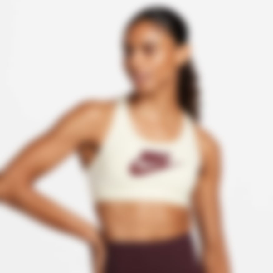 NIKE - Swoosh Medium Support Futura Bra Kadın Sporcu Sütyeni (1)