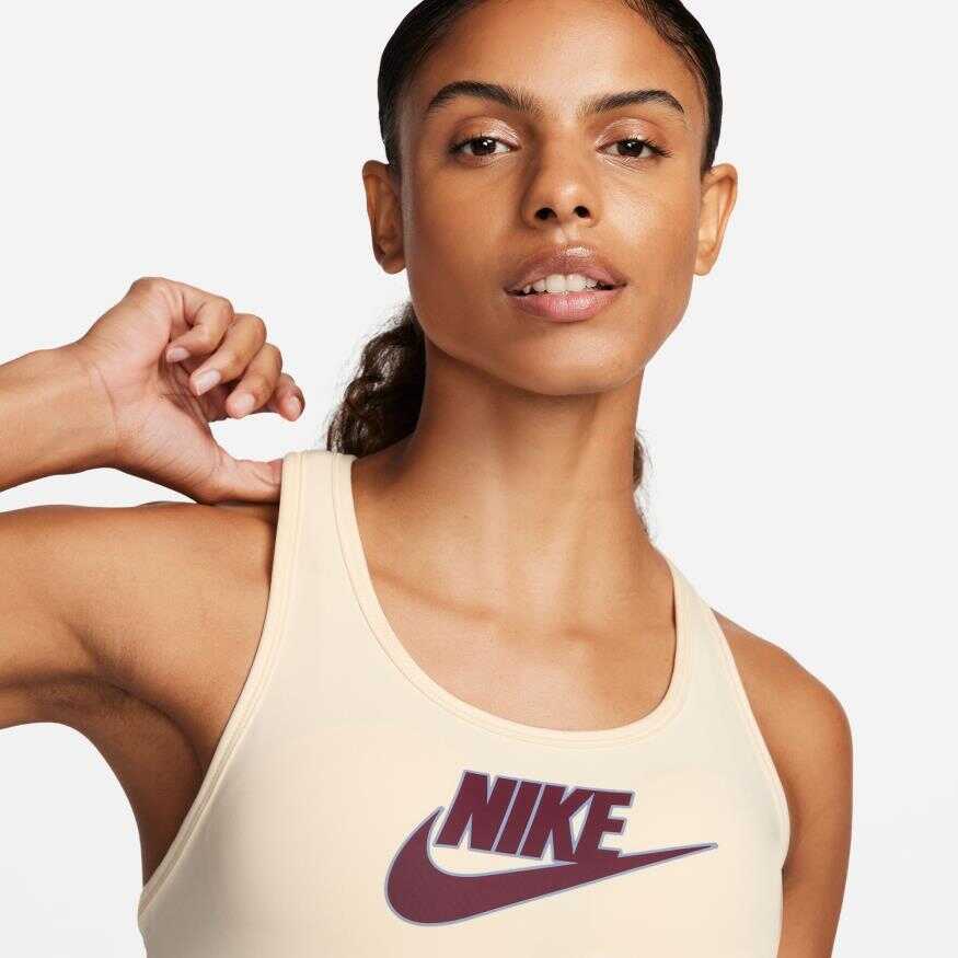 Swoosh Medium Support Futura Bra Kadın Sporcu Sütyeni