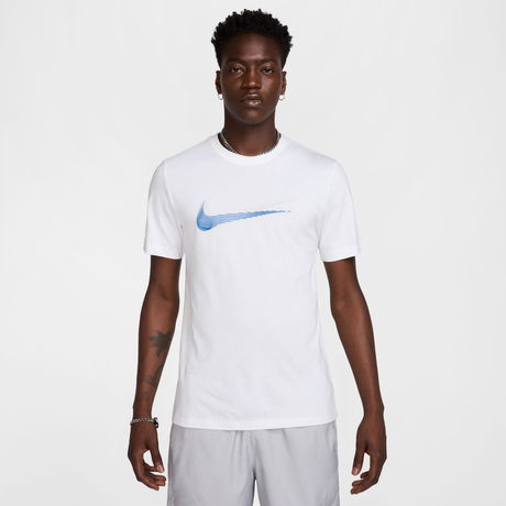 NIKE - Swoosh Short Sleeve Erkek Beyaz Tişört