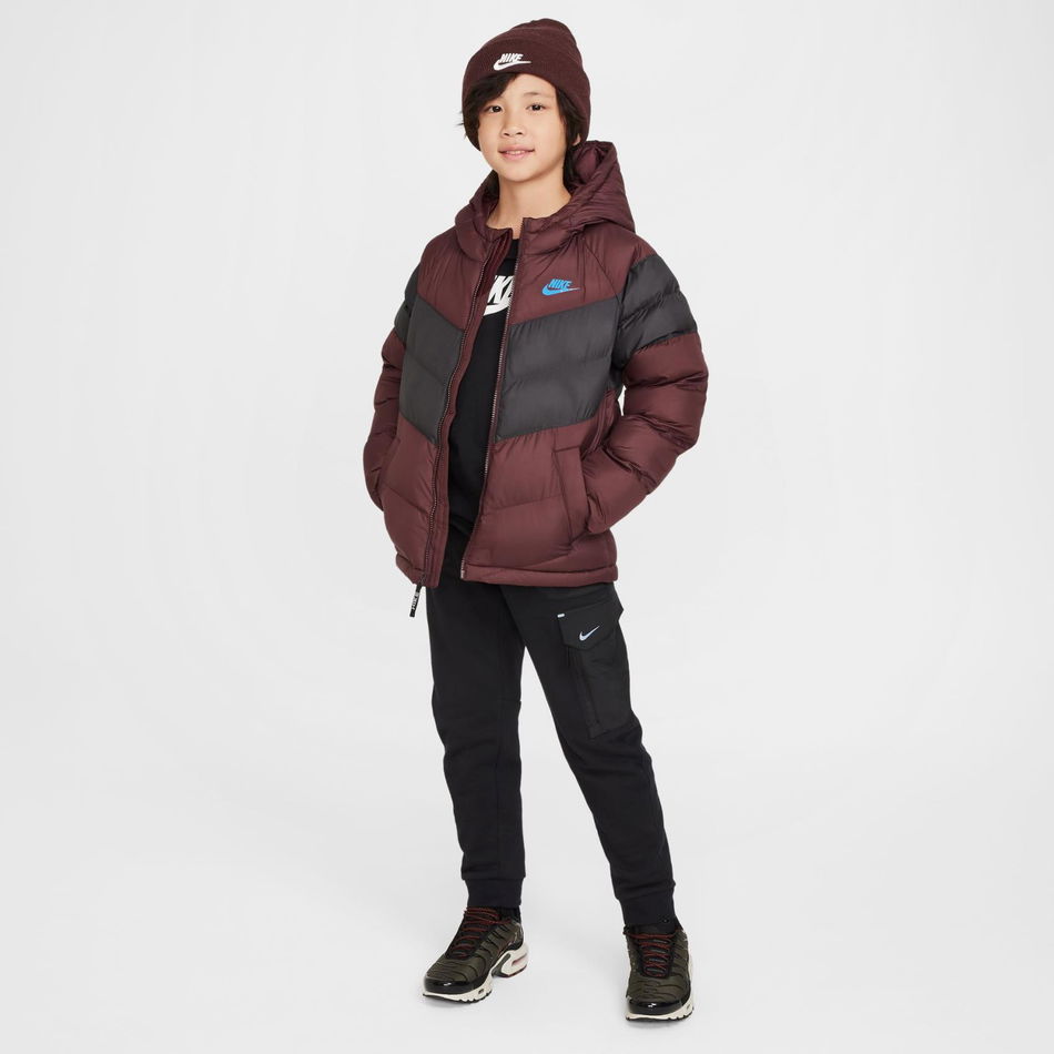 Synthetic Fill Hoodie Jacket Çocuk Mont