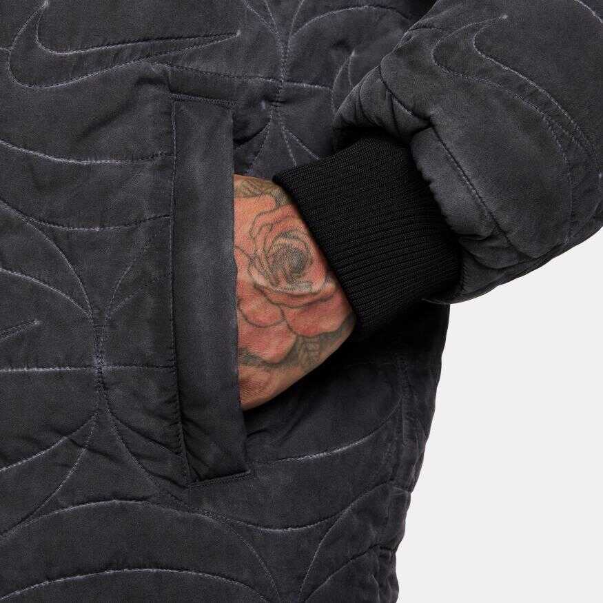 Synthetic Fill Woven Full-Zip Jacket Erkek Mont