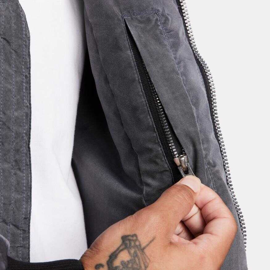 Synthetic Fill Woven Full-Zip Jacket Erkek Mont