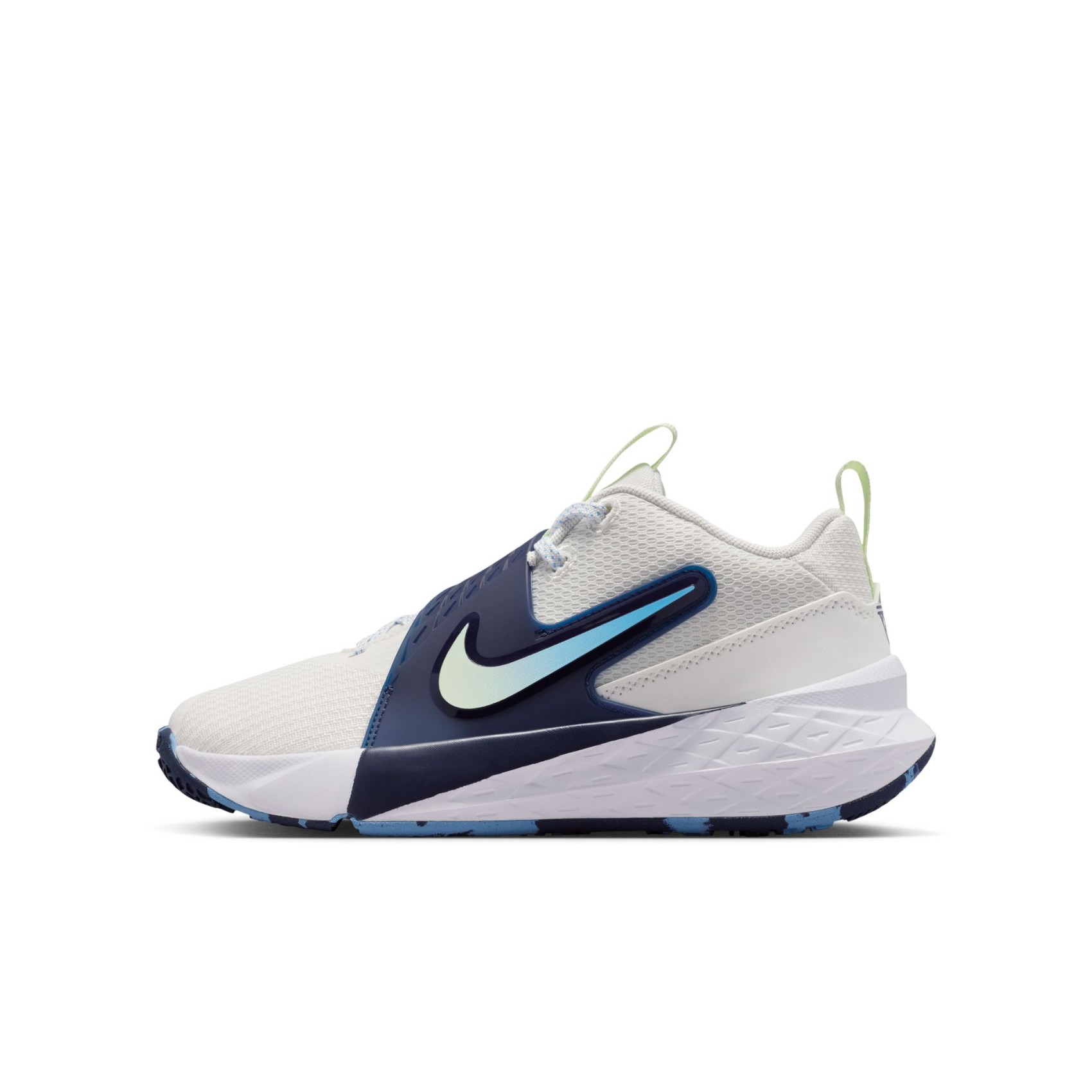 Nike Team Hustle D 12 Gs Beyaz Basketbol Ayakkabısı HF6279-104