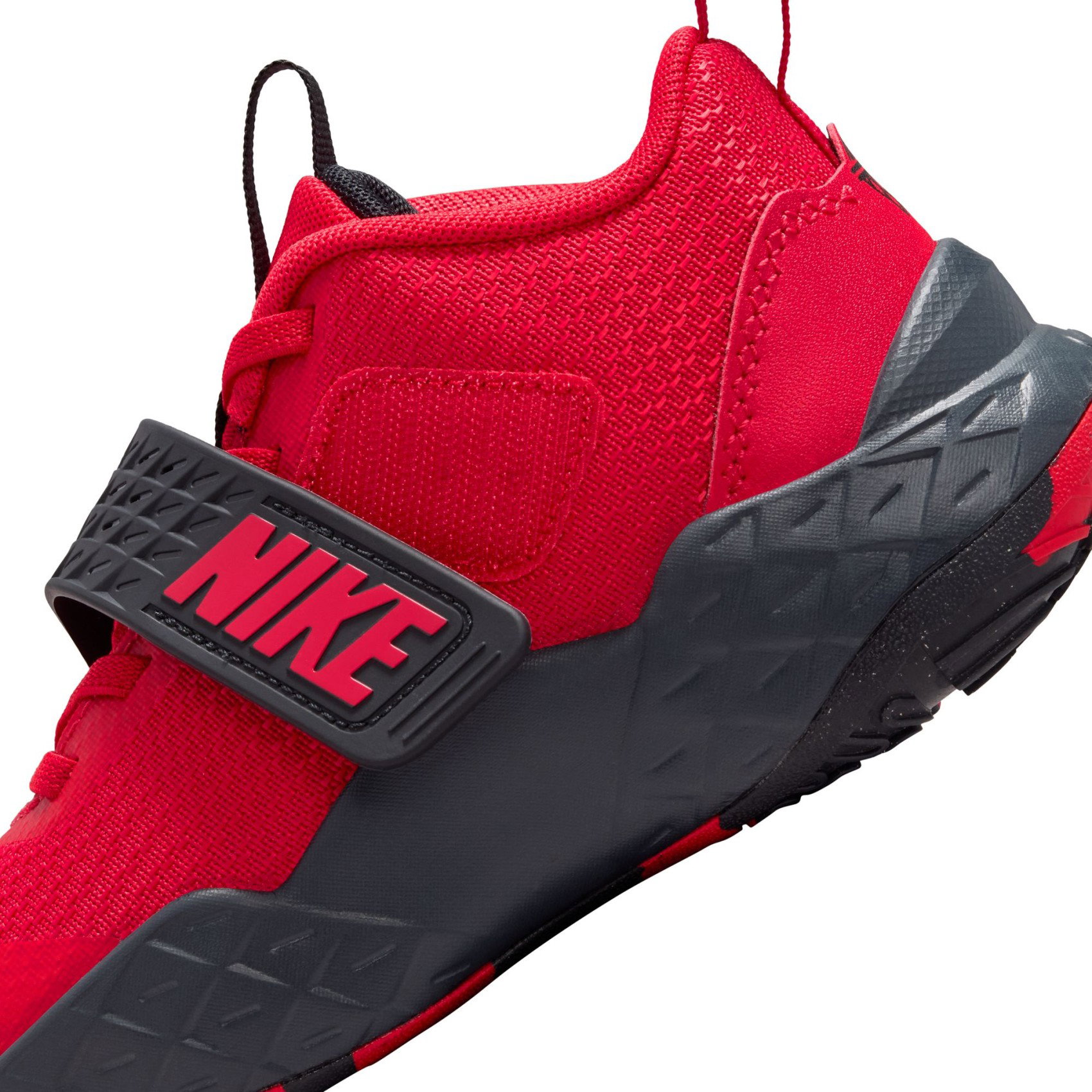 Nike Team Hustle D 12 Ps Çocuk Kırmızı Basketbol Ayakkabısı HF6280-602