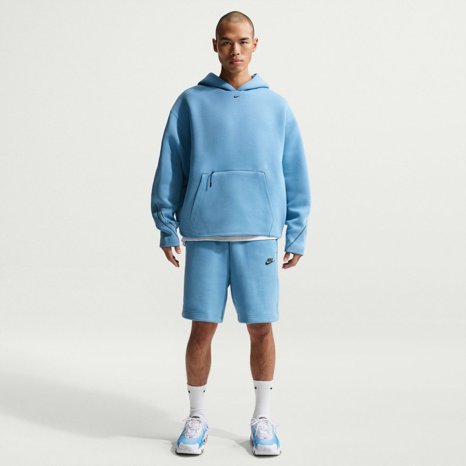 Tech Ergo Po Hoodie Erkek Mavi Sweatshirt