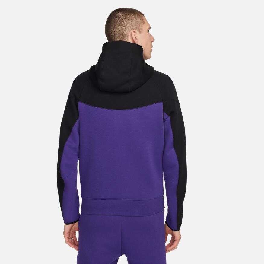 Nike tech fleece hoodie purple best sale