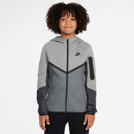 NIKE - Tech Fleece Fz Çocuk Gri Sweatshirt