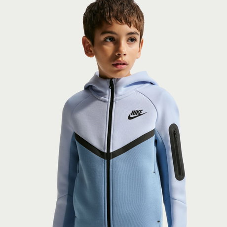 NIKE - Tech Fleece Fz Çocuk Mavi Sweatshirt