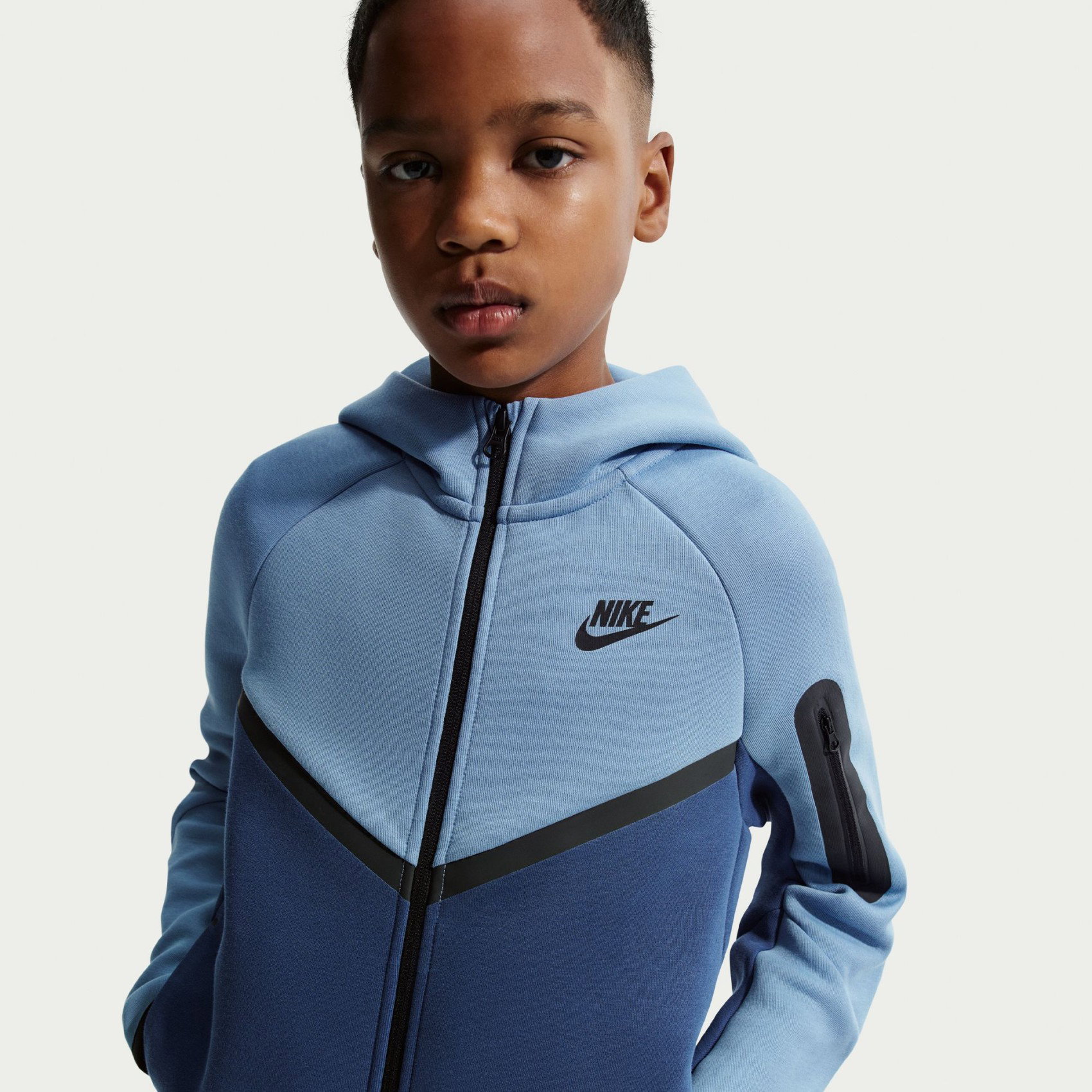 Nike Tech Fleece Fz Çocuk Mavi Sweatshirt HV5867-486