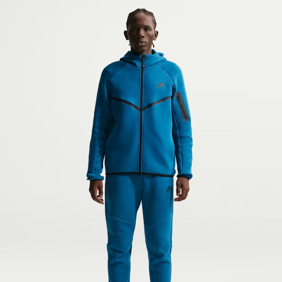 Tech Fleece Fz Windrunner Ho Erkek Mavi Sweatshirt