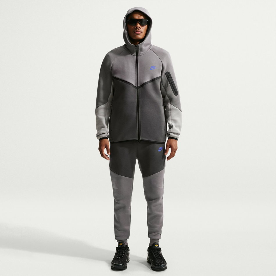 Tech Fleece Fz Windrunner Hoodie Erkek Gri Sweatshirt