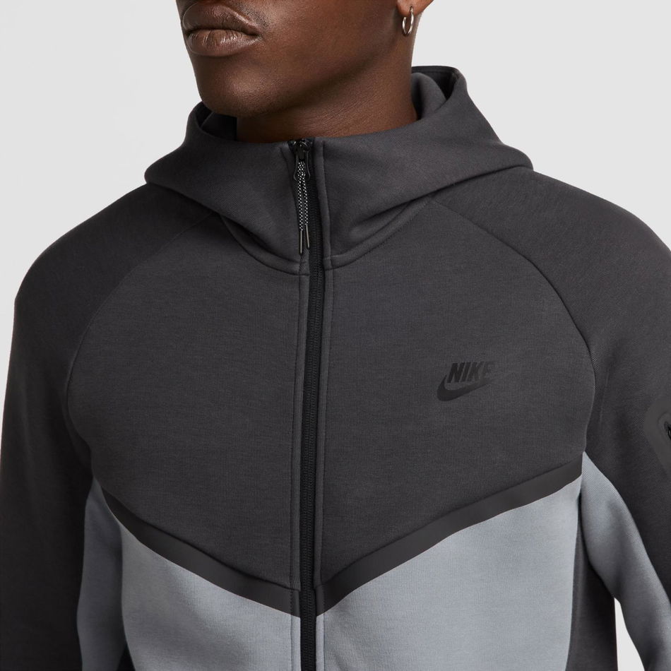 Tech Fleece FZ Windrunner Hoodie Erkek Gri Sweatshirt