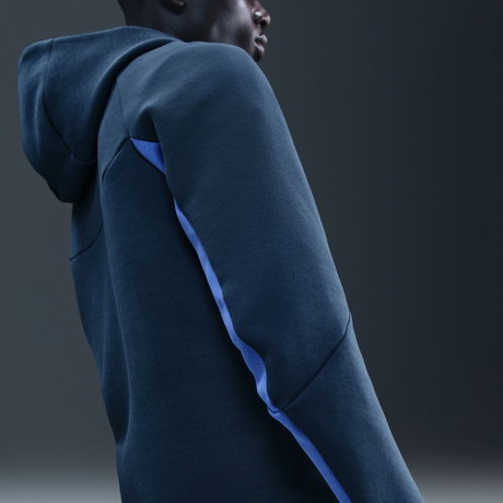 NIKE - Tech Fleece FZ Windrunner Hoodie Erkek Mavi Sweatshirt (1)