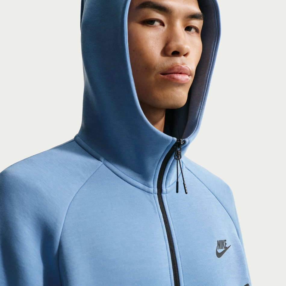 Tech Fleece Fz Windrunner Hoodie Erkek Mavi Sweatshirt