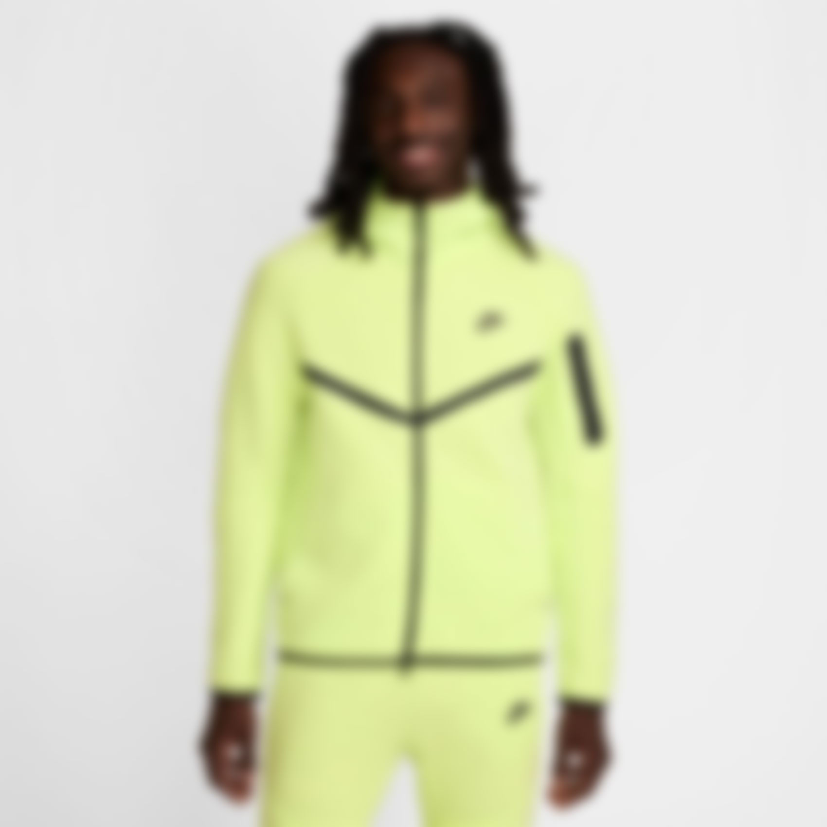 NIKE - Tech Fleece FZ Windrunner Hoodie Erkek Sarı Sweatshirt