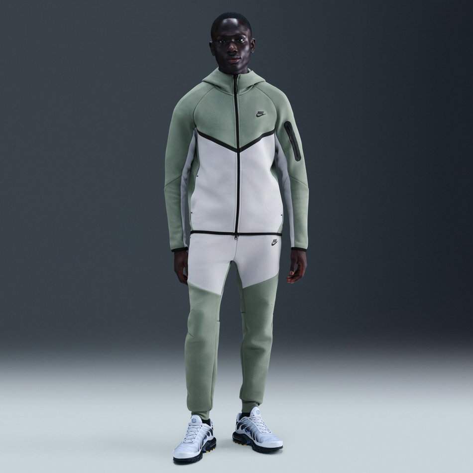 Tech Fleece FZ Windrunner Hoodie Erkek Yeşil Sweatshirt