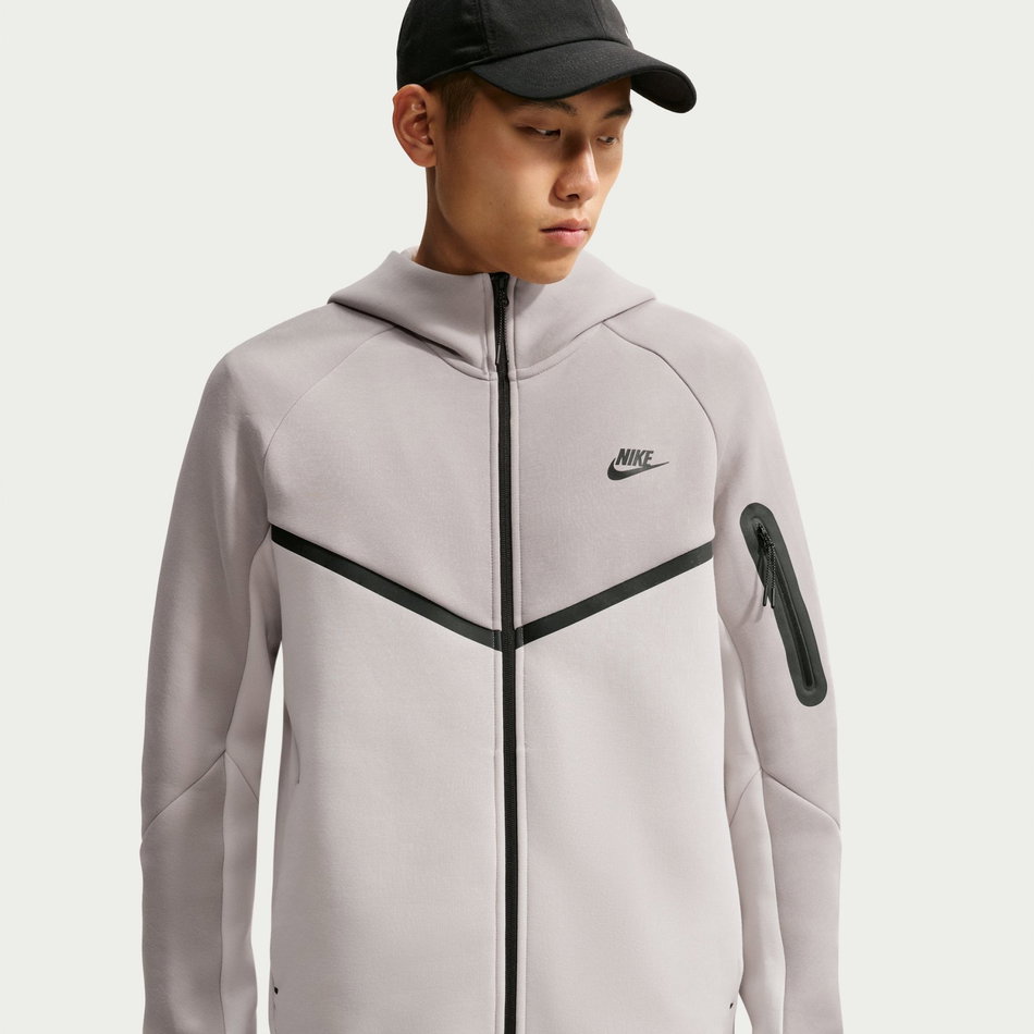 Tech Fleece Fz Wr Hoodie Erkek Gri Sweatshirt