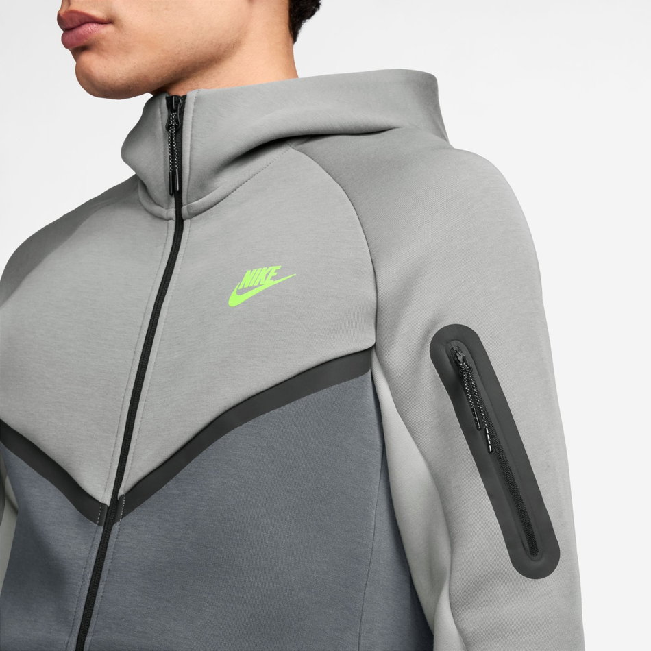 Tech Fleece Fz Wr Hoodie Erkek Gri Sweatshirt