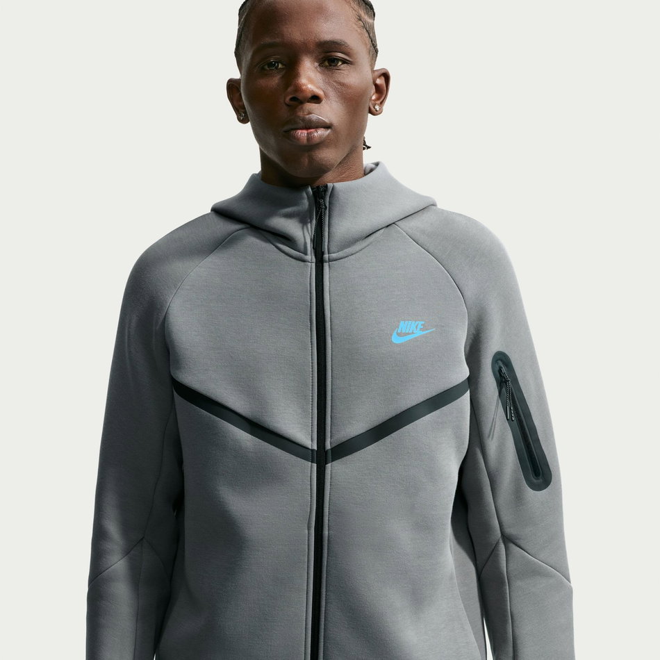 Tech Fleece Fz Wr Hoodie Erkek Gri Sweatshirt
