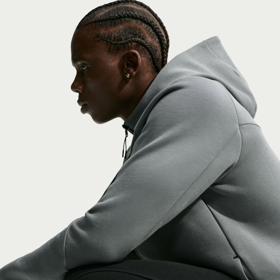 Tech Fleece Fz Wr Hoodie Erkek Gri Sweatshirt