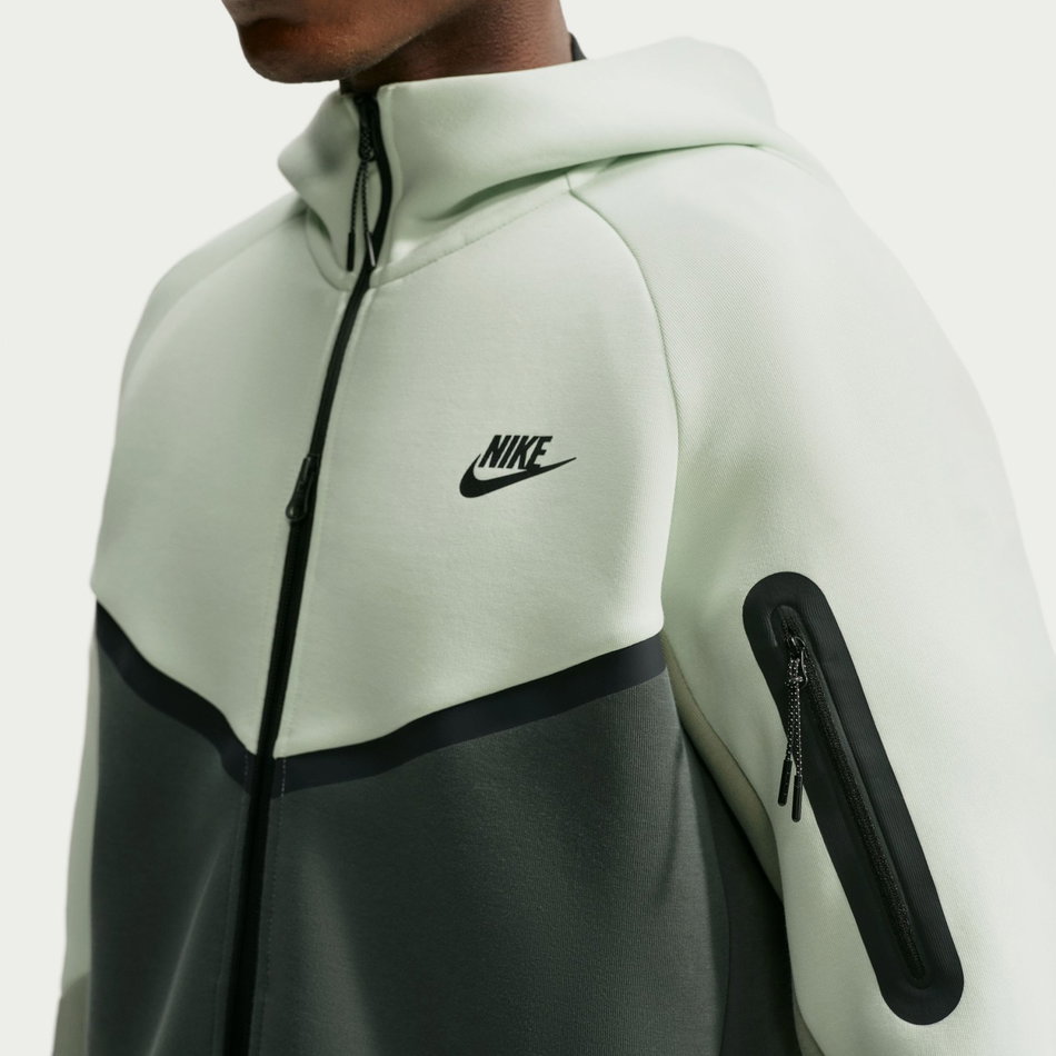 Tech Fleece Fz Wr Hoodie Erkek Yeşil Sweatshirt