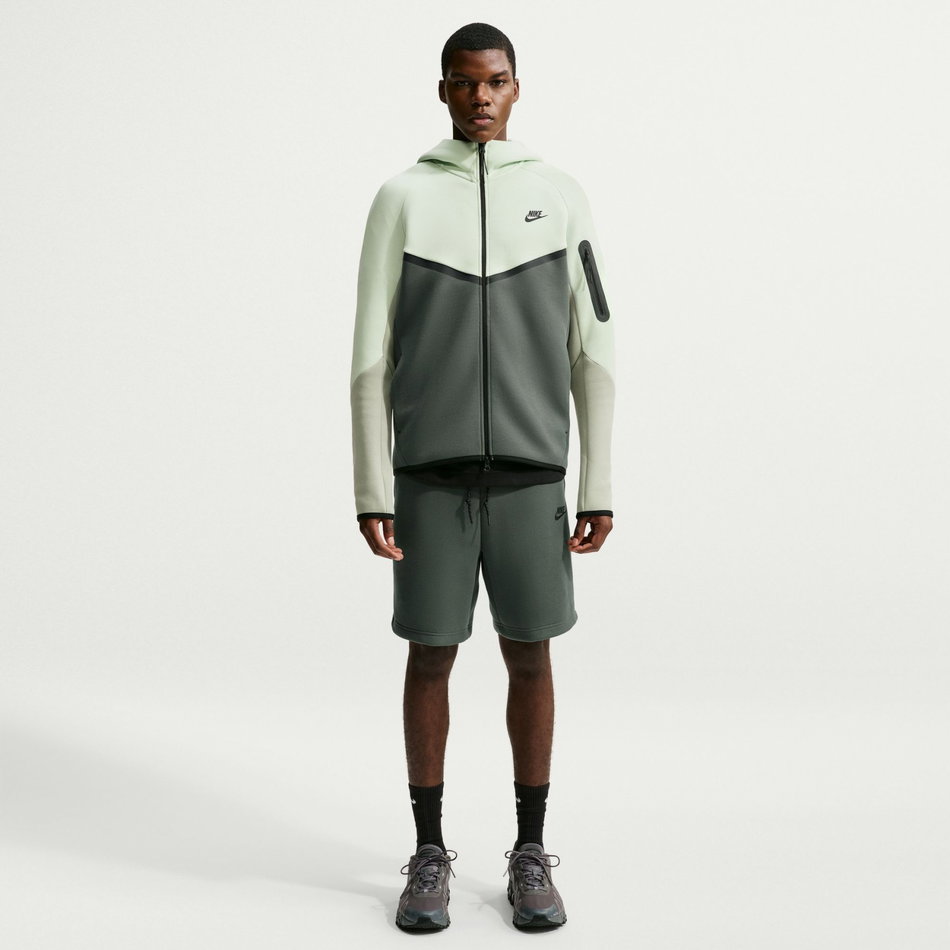 Tech Fleece Fz Wr Hoodie Erkek Yeşil Sweatshirt