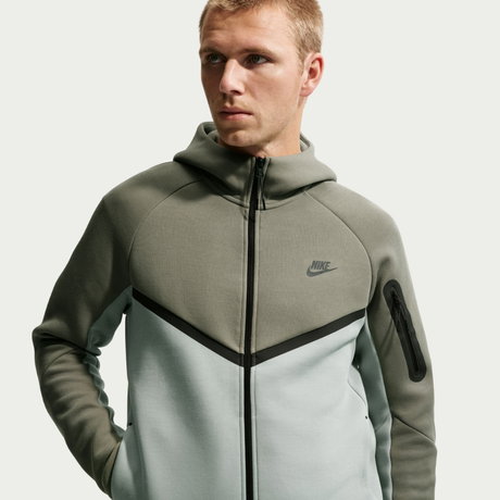 NIKE - Tech Fleece Fz Wr Hoodie Erkek Yeşil Sweatshirt