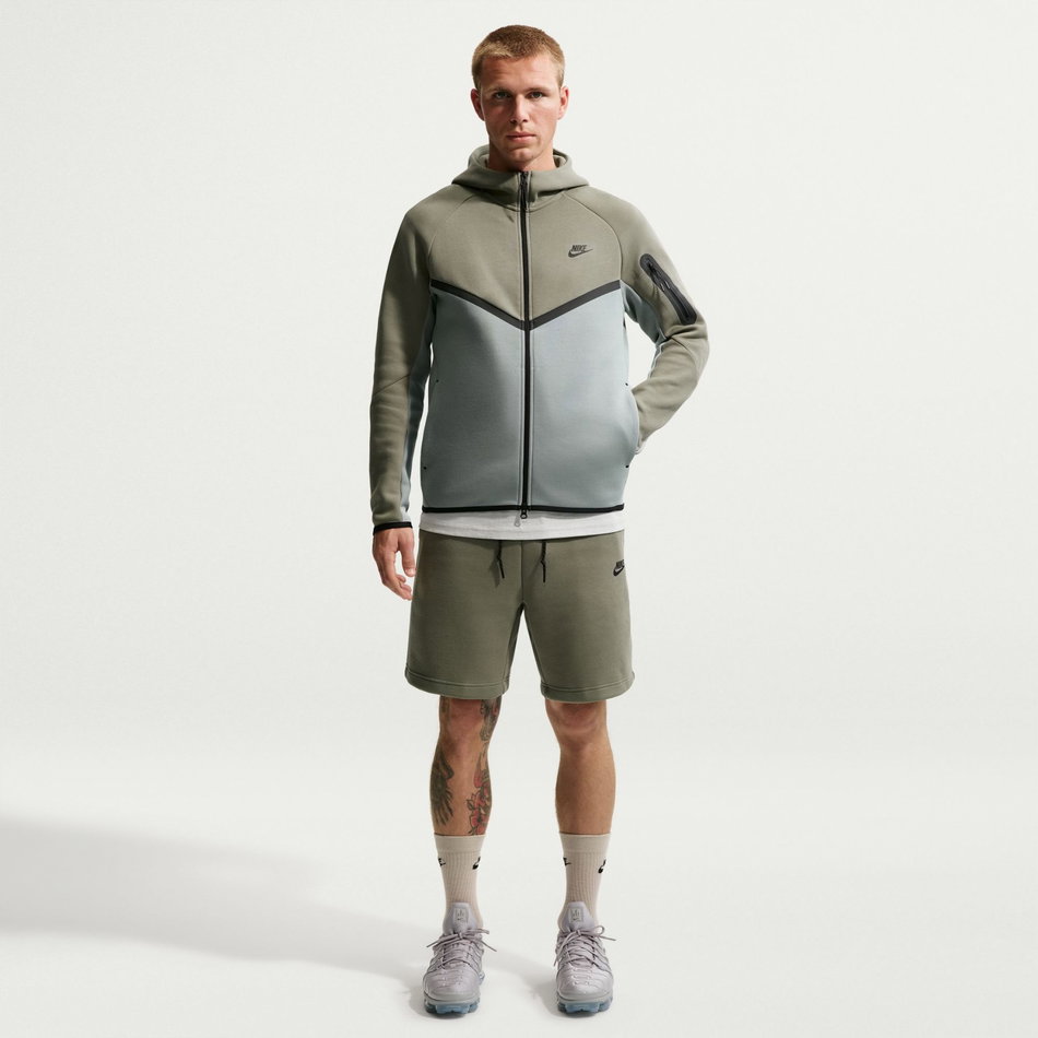 Tech Fleece Fz Wr Hoodie Erkek Yeşil Sweatshirt