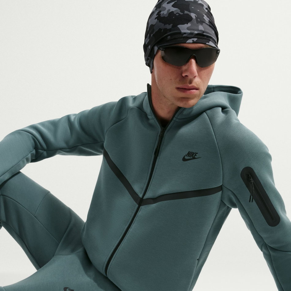 Tech Fleece Fz Wr Hoodie Erkek Yeşil Sweatshirt