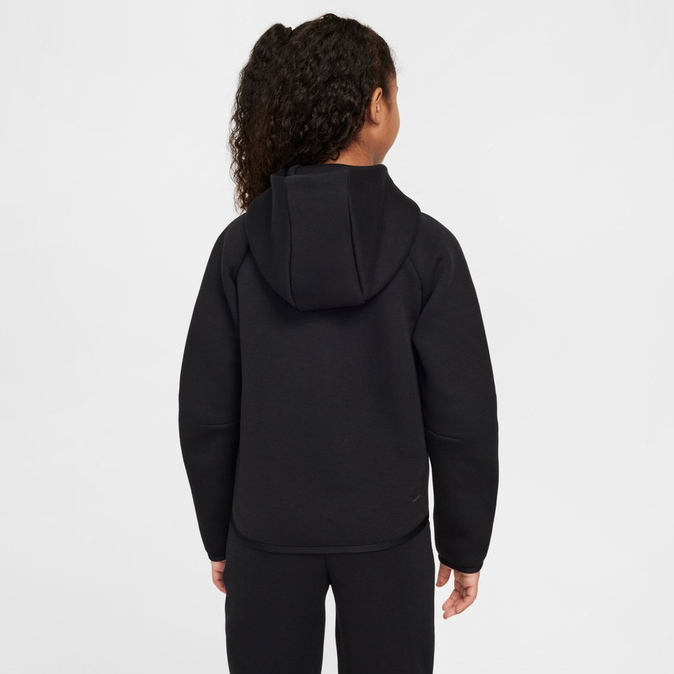 Tech Fleece Hoodie Fz Ls Kız Çocuk Siyah Sweatshirt