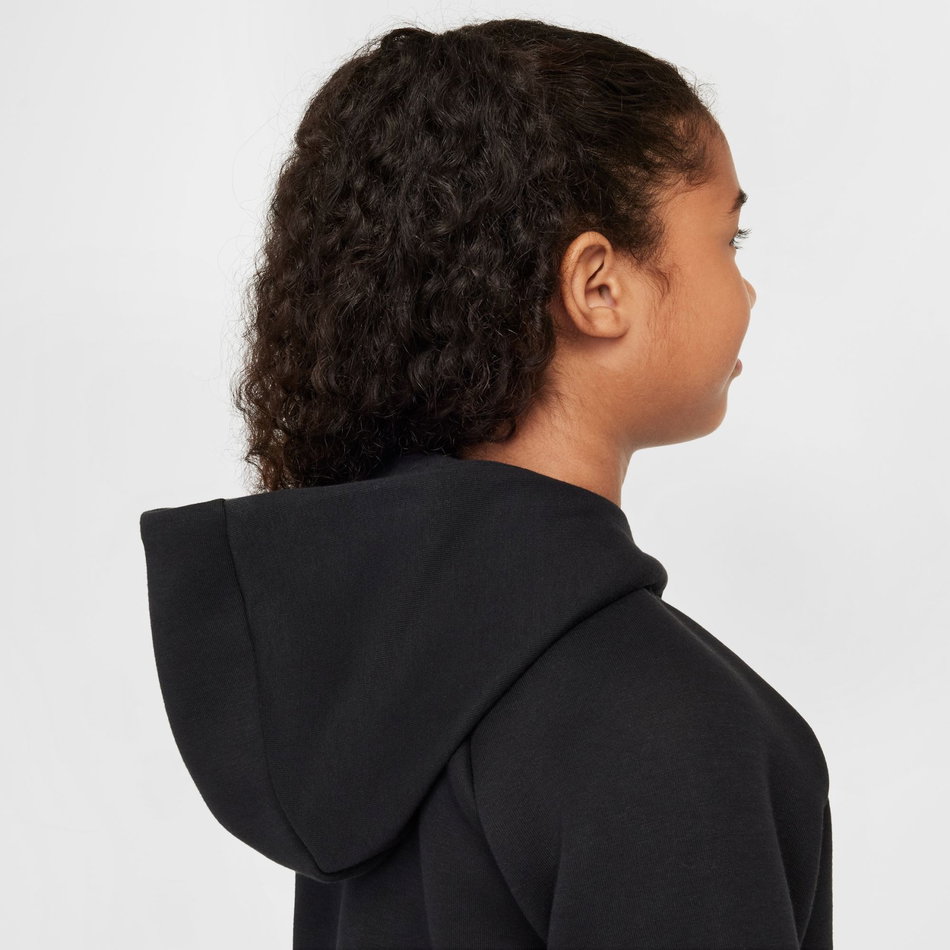 Tech Fleece Hoodie Fz Ls Kız Çocuk Siyah Sweatshirt