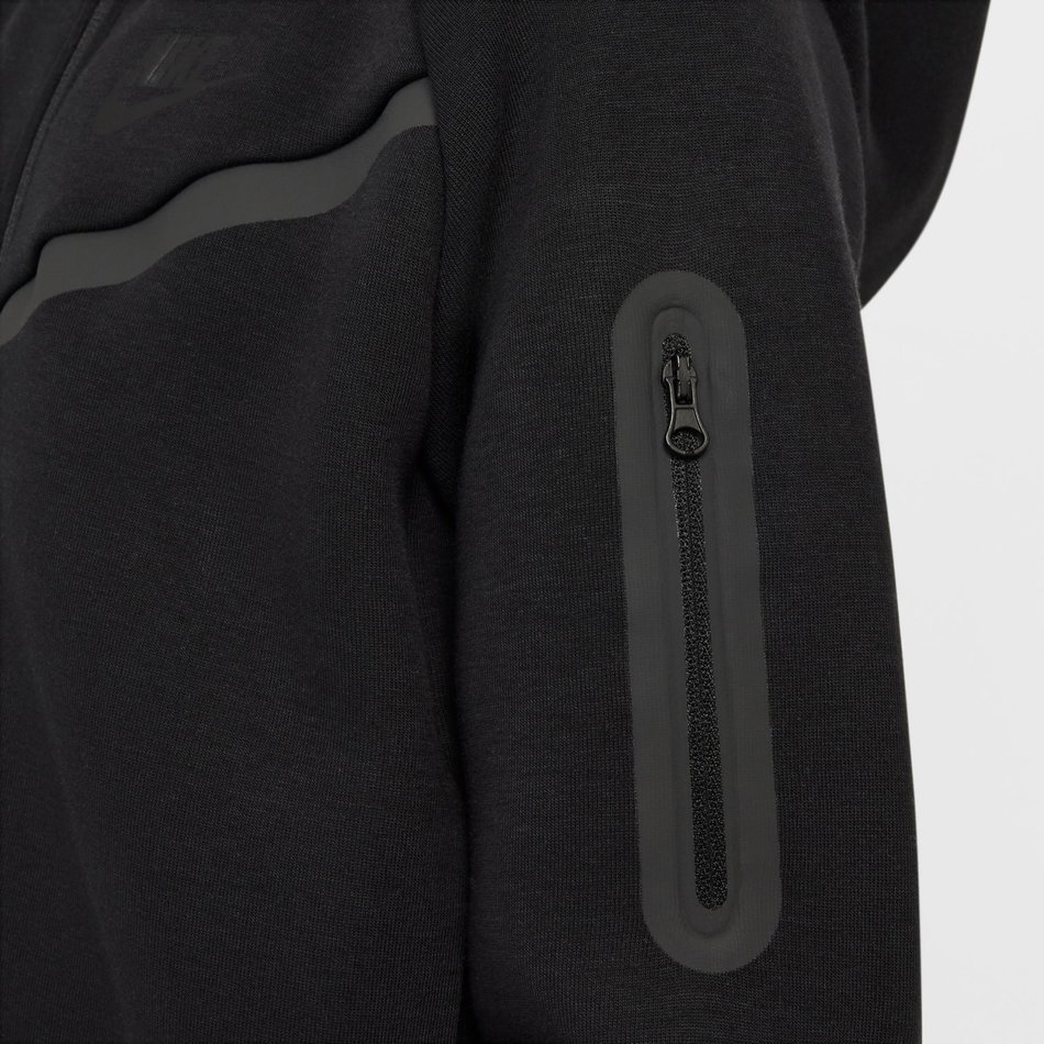 Tech Fleece Hoodie Fz Ls Kız Çocuk Siyah Sweatshirt