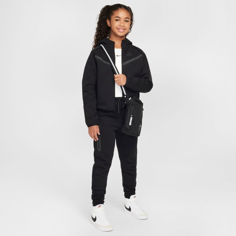 Tech Fleece Hoodie Fz Ls Kız Çocuk Siyah Sweatshirt