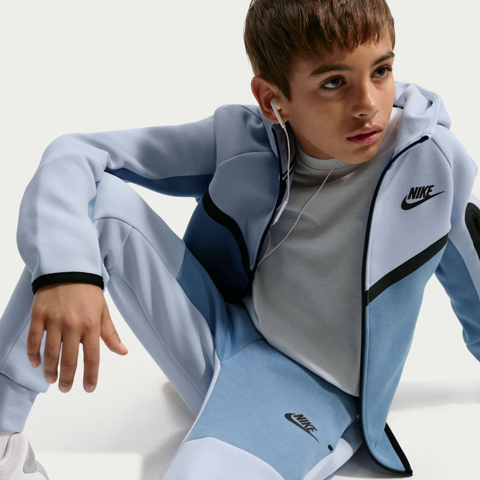 Tech Fleece Jogger Çocuk Mavi Eşofman Altı