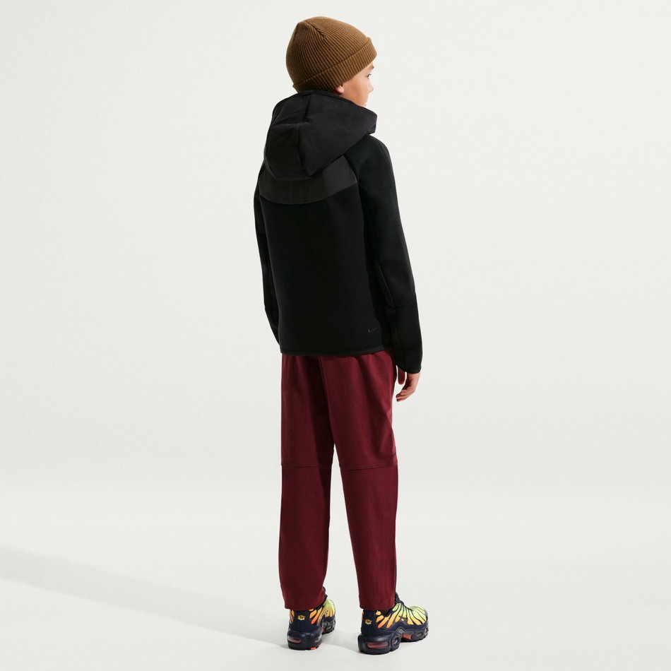 Tech Fleece Mix FZ Çocuk Siyah Sweatshirt