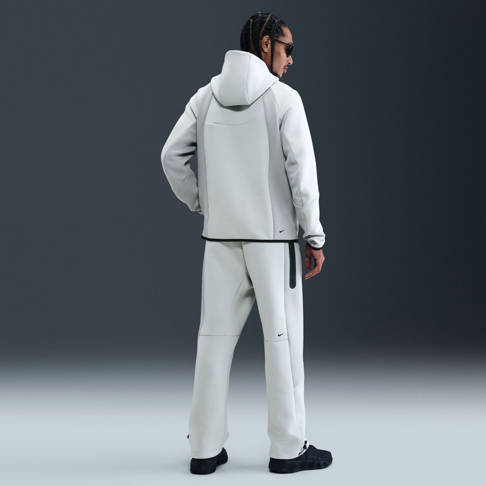 Nike Tech Fleece Pro Windrunner FZ Jacket Erkek Gri Sweatshirt