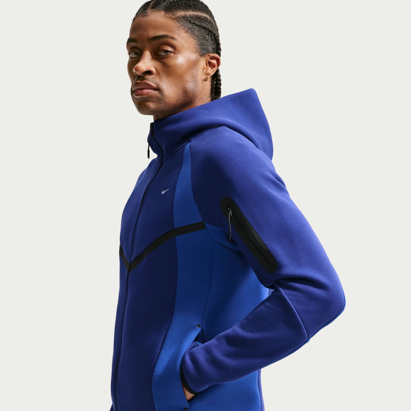 Nike Tech Fleece Pro Wr Fz Jacket Erkek Mavi Sweatshirt IF1325-455